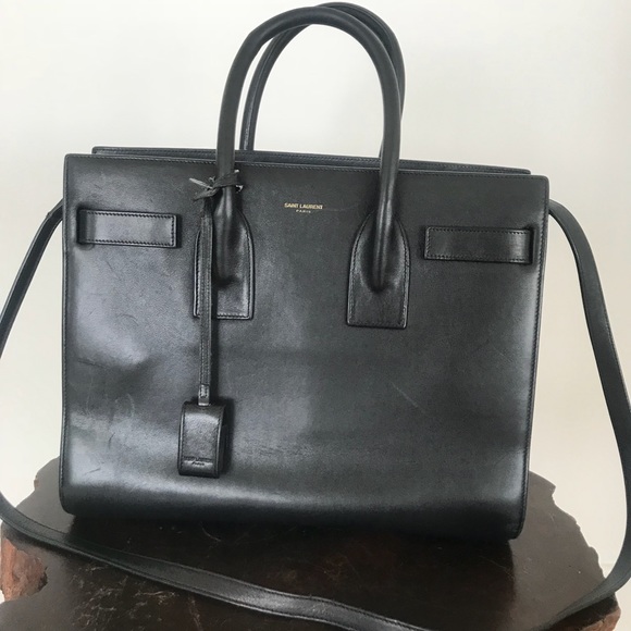 Saint Laurent Medium Sac De Jour Bag Black - Picture 2 of 8